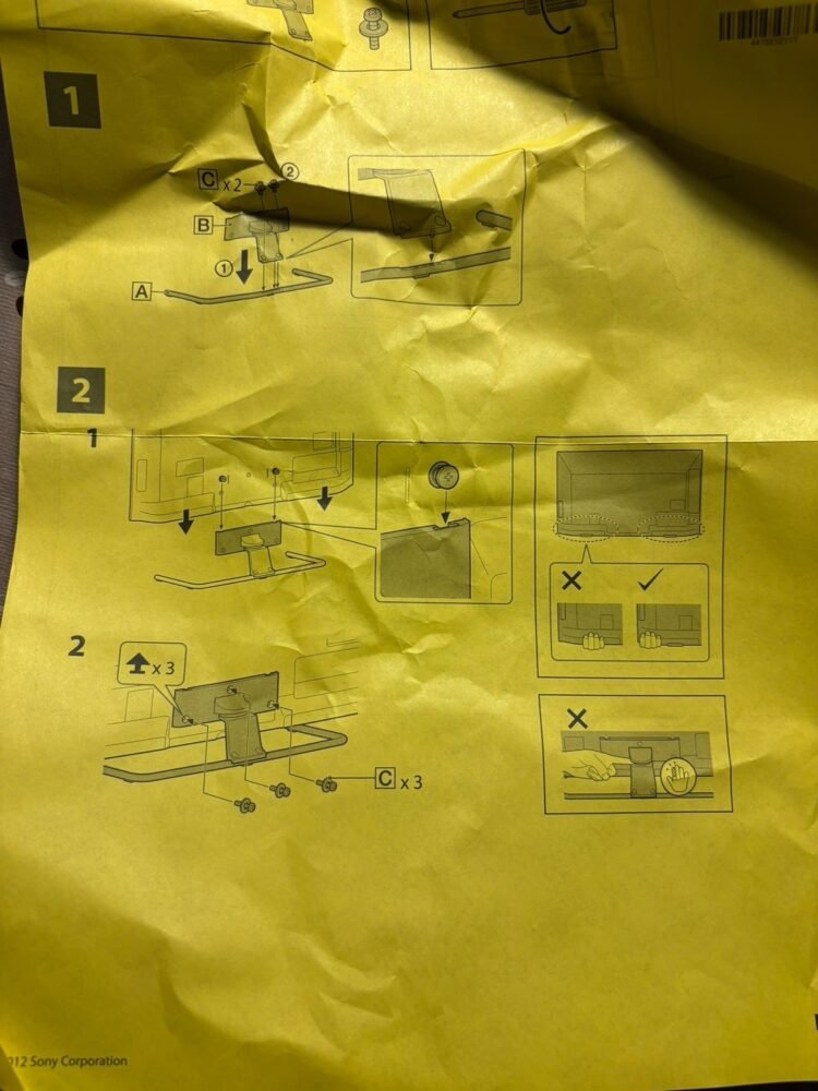 Sony Bravia KDL 40HX75 TV Fuß *NEU *